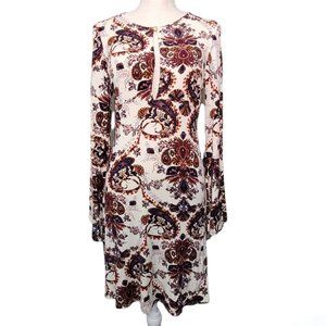 Venus Boho Multicolored Paisley Dress Size S, NWOT